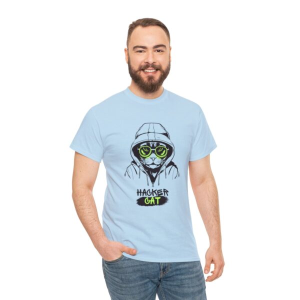 Code Whiskers: The Cyber Purr-ogrammer Tee - Image 5