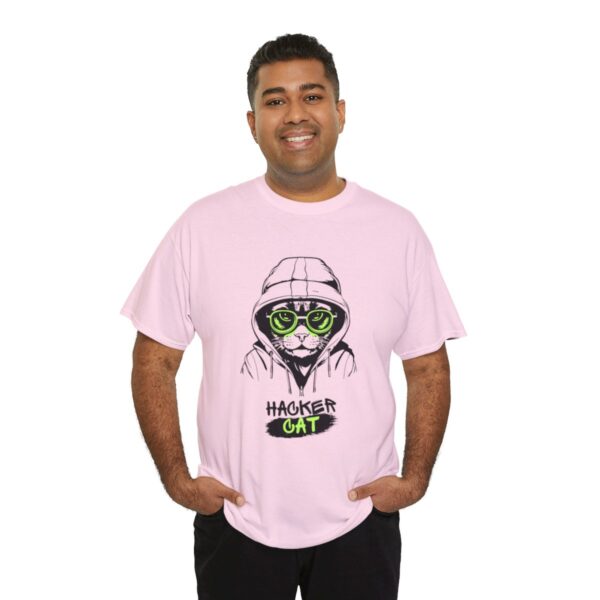 Code Whiskers: The Cyber Purr-ogrammer Tee - Image 104