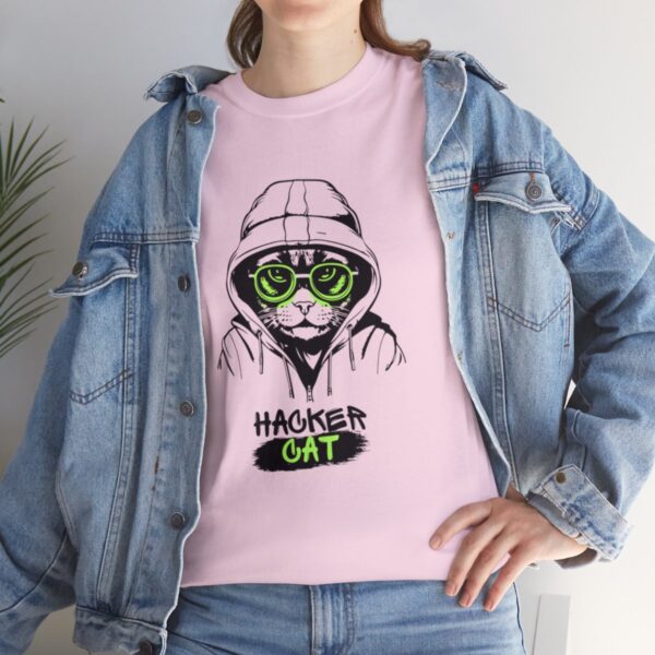 Code Whiskers: The Cyber Purr-ogrammer Tee - Image 105