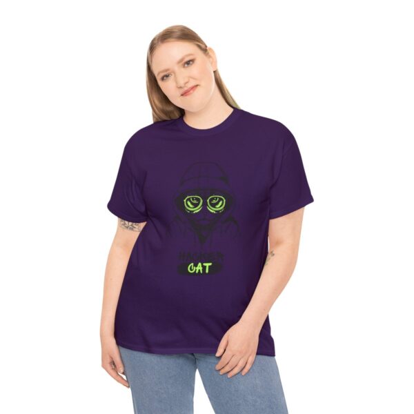 Code Whiskers: The Cyber Purr-ogrammer Tee - Image 88