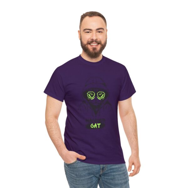 Code Whiskers: The Cyber Purr-ogrammer Tee - Image 89