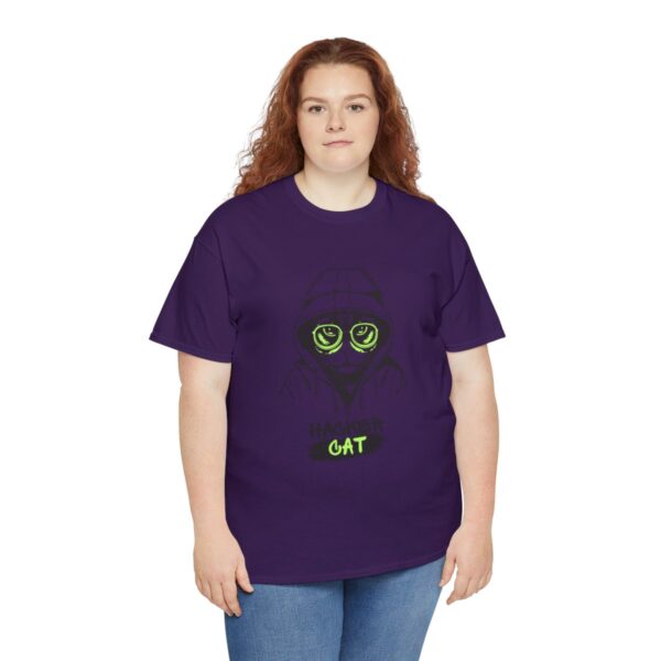 Code Whiskers: The Cyber Purr-ogrammer Tee - Image 91