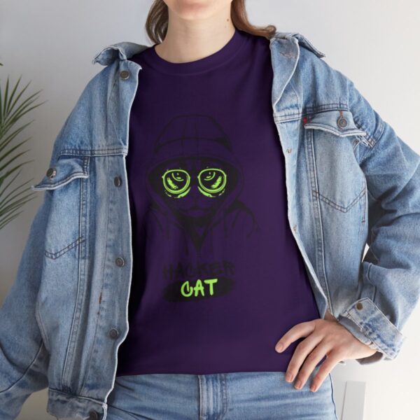 Code Whiskers: The Cyber Purr-ogrammer Tee - Image 93