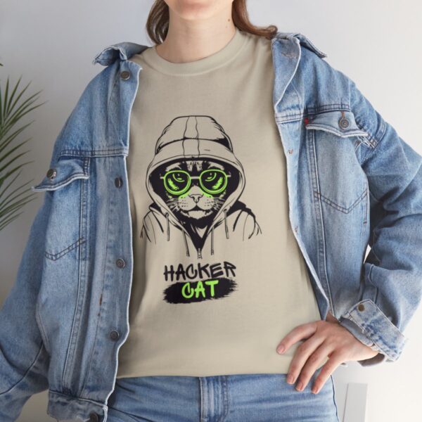 Code Whiskers: The Cyber Purr-ogrammer Tee - Image 33