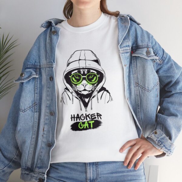 Code Whiskers: The Cyber Purr-ogrammer Tee - Image 21