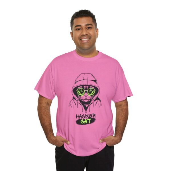 Code Whiskers: The Cyber Purr-ogrammer Tee - Image 116