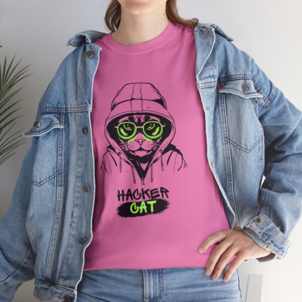 Code Whiskers: The Cyber Purr-ogrammer Tee - Image 117