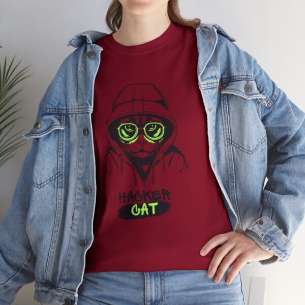 Code Whiskers: The Cyber Purr-ogrammer Tee - Image 141