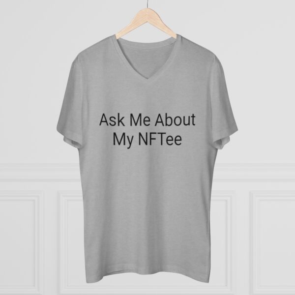 Ask Me About My NFTee V-neck - Image 9