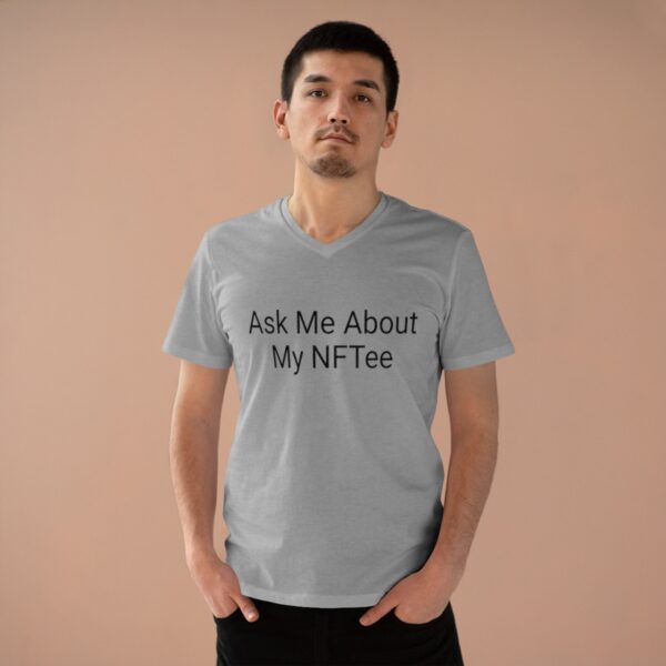 Ask Me About My NFTee V-neck - Image 10