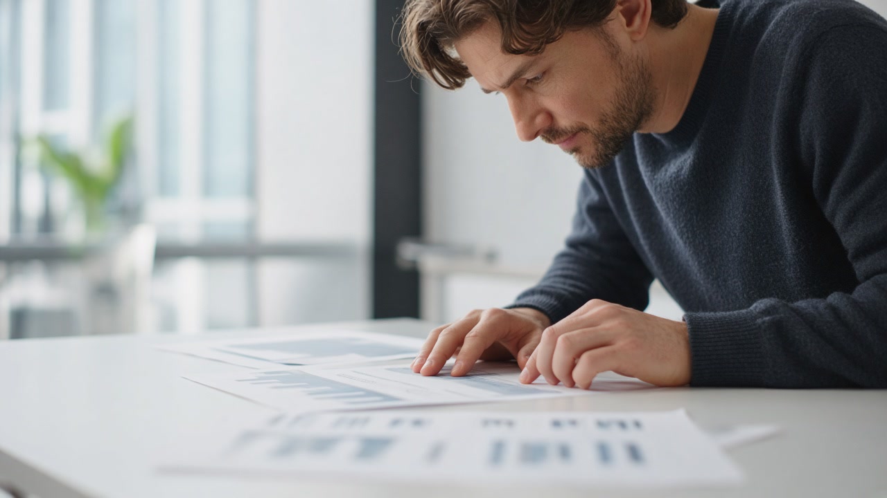 GTM operators reviewing CRM workflow notes at a clean modern desk